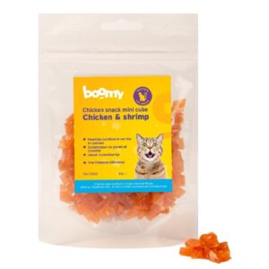 Mini bâtonnets au poulet et aux crevettes pour votre chat - 80 grammes - Boomy