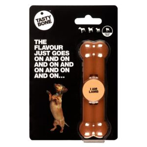 Jouet à mâcher Tasty Bone en agneau pour chiots - Boomy