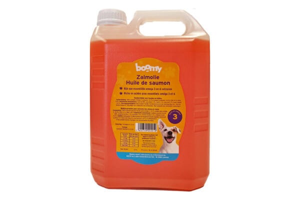 Huile de saumon pour chien et chat - 2.5L - Boomy